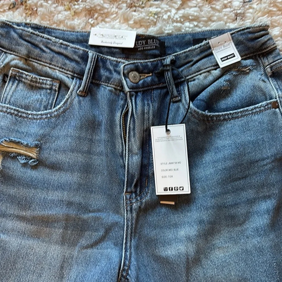 NWT High Waist Straight Judy Blue Jeans - Picture 2 of 5